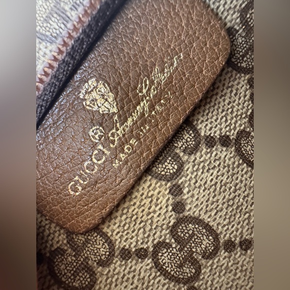 GUCCI GG CANVAS BELTBAG CROSSBODY WITH GOLD CHAIN - Picture 6 of 9